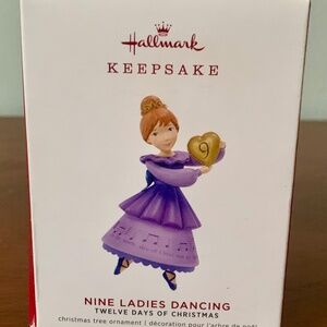 Hallmark Keepsake Ornament 2019 12 days of Christmas Series 9 Ladies Dancing